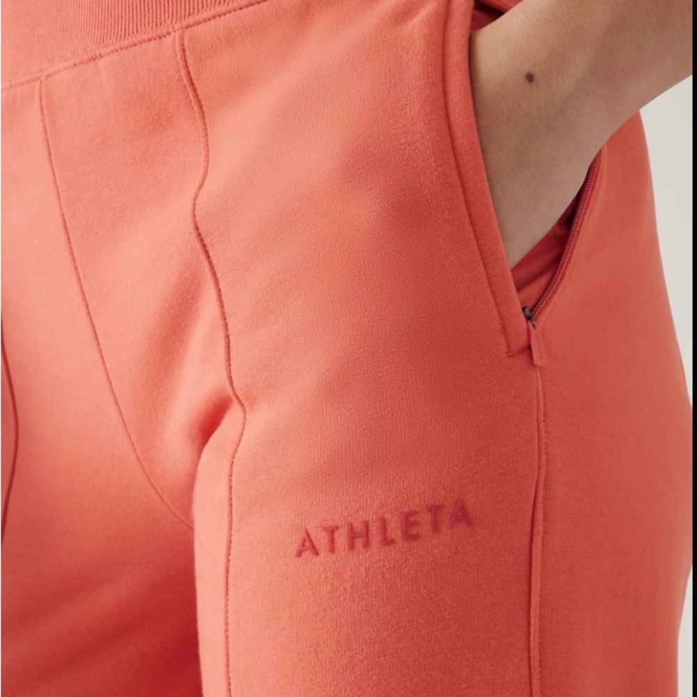 Athleta Vibrant Orange SweatPants